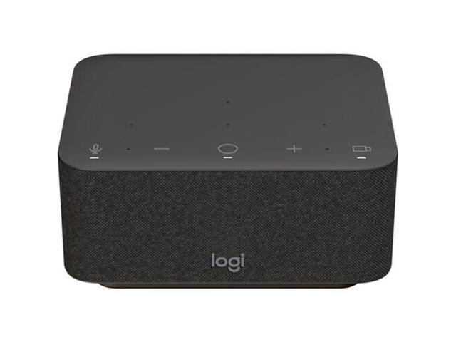 Logitech Docking Station 100W Dock in Graphite Gray with 4K Support and USB HubDesk Bundled with Bluetooth Mini U Speaker and Built-in Mic, 4 Hour...