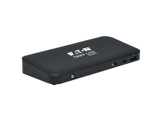 Tripp Lite USB-C Dock Supporting Triple Display, 4K, 85W, HDMI, DisplayPort and Ethernet Workstation Bundled With Desk Mount Dual Monitor Stand,...