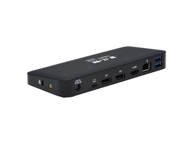Tripp Lite USB-C Dock Supports Triple Display, 4K, 85W, HDMI, DisplayPort and Ethernet Bundled With Bluetooth Mini U Speaker and Built-in Mic, 4...