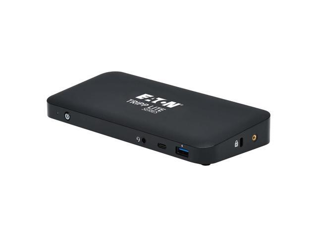 Tripp Lite USB-C Dock Supports Triple Display, 4K, 85W, HDMI, DisplayPort and Ethernet Bundled With Bluetooth Mini U Speaker and Built-in Mic, 4...
