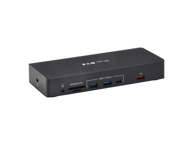 Tripp Lite USB-C Dock Supporting Triple Display, 4K, 100W, HDMI, DisplayPort and Ethernet Bundled With Bluetooth Boost U Speaker and Built-in Mic,...