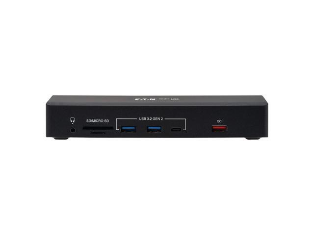 Tripp Lite USB-C Dock Supporting Triple Display, 4K, 100W, HDMI, DisplayPort and Ethernet Bundled With Bluetooth Mini U Speaker and Built-in Mic, 4...