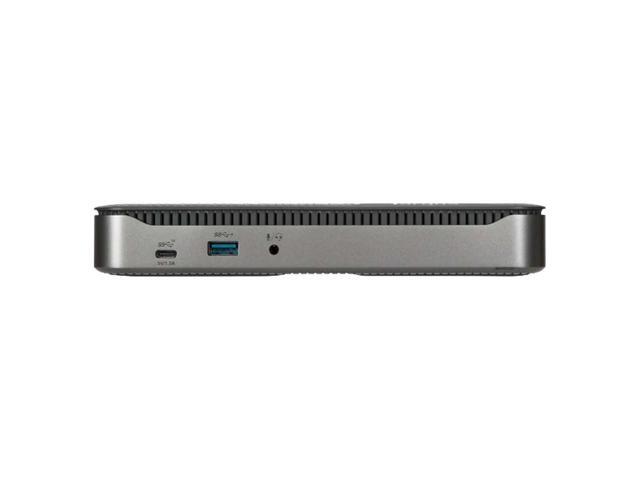Targus USB-C Universal/Hybrid Quad 4K 100W Dock Bundled with Bluetooth Boost U Speaker and Built-in Mic, 5 Hour Playback