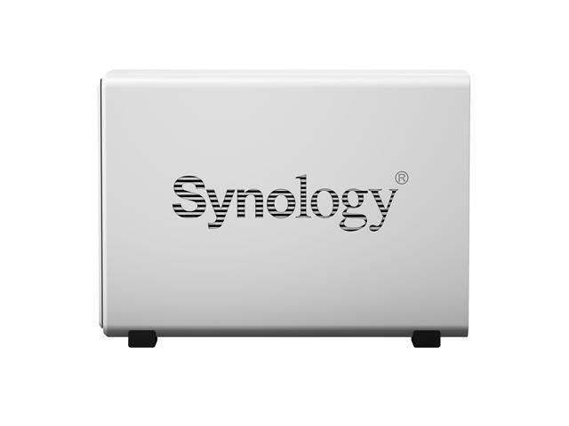 Synology DiskStation DS120j Mini Desktop NAS Server, Marvell Armada 3700 88F3720, 512MB DDR3L, 8TB SATA, Synology DSM Software