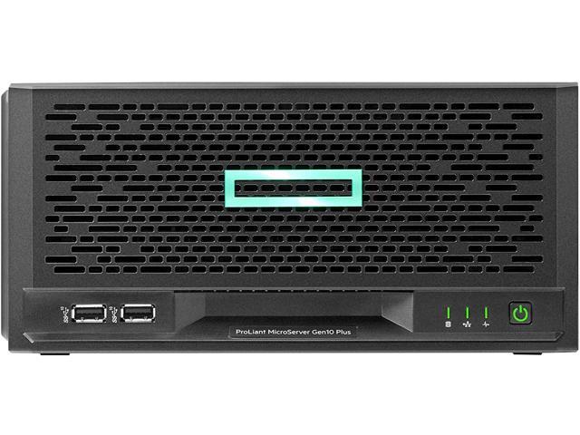 HP ProLiant MicroServer Plus Gen10 Bundle with 16GB USB Flash Drive, Intel Xeon E-2224, 16GB DDR4, 4TB SATA HDDs, RAID
