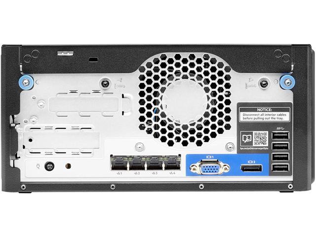 HP ProLiant MicroServer Plus Gen10 Bundle with 16GB USB Flash Drive, Intel Xeon E-2224, 8GB DDR4, 2TB SATA HDD, RAID