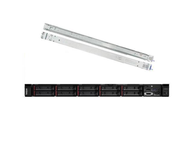 Lenovo ThinkSystem SR630 Rack Server Bundle with Rail Kit, Windows Server 2019, 2 x Intel Xeon Silver 4110 8-Core 2.10GHz, 32GB DDR4, 2TB SSD, RAID