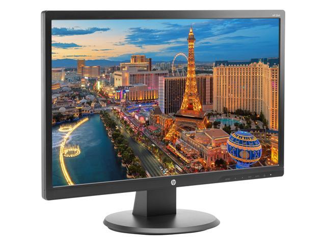 HP 22uh 21.5-inch Full HD 1920 x 1080 LED Backlit LCD Monitor 2-Pack Bundle with HDMI, VGA, DVI ports, and Desk Mount Clamp Dual Monitor Stand