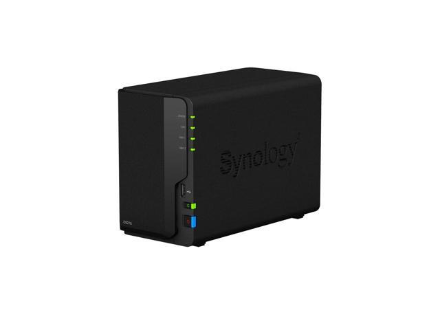 Synology DiskStation DS218 NAS Server with RTD1296 1.4GHz CPU, 2GB Memory, 8TB HDD Storage, 1 x 1GbE LAN Port, DSM Operating System