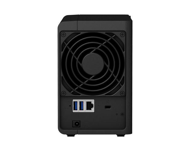 Synology DiskStation DS218 NAS Server with RTD1296 1.4GHz CPU, 2GB Memory, 16TB HDD Storage, 1 x 1GbE LAN Port, DSM Operating System