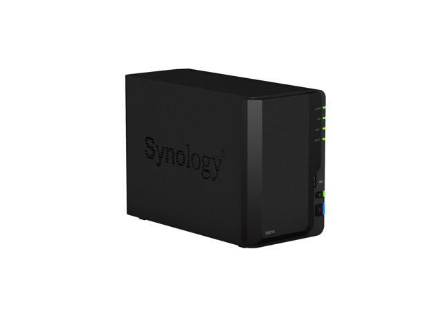 Synology DiskStation DS218 NAS Server with RTD1296 1.4GHz CPU, 2GB Memory, 4TB SSD Storage, 1 x 1GbE LAN Port, DSM Operating System