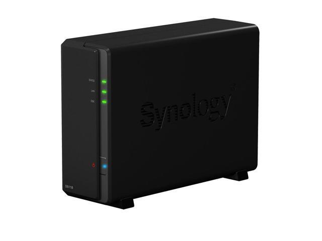 Synology DiskStation DS118 NAS Server with RTD1296 1.4GHz CPU, 1GB Memory, 8TB HDD Storage, 1 x 1GbE LAN Port, DSM Operating System
