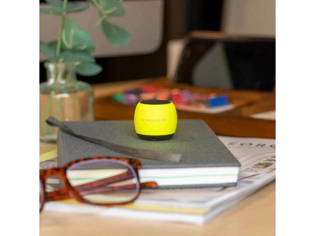 U Speakers Micro Glow in the Dark Portable Wireless Bluetooth Speaker with Mic & Selfie Remote Control Active Lifestyle Travel Home Office Bundle...