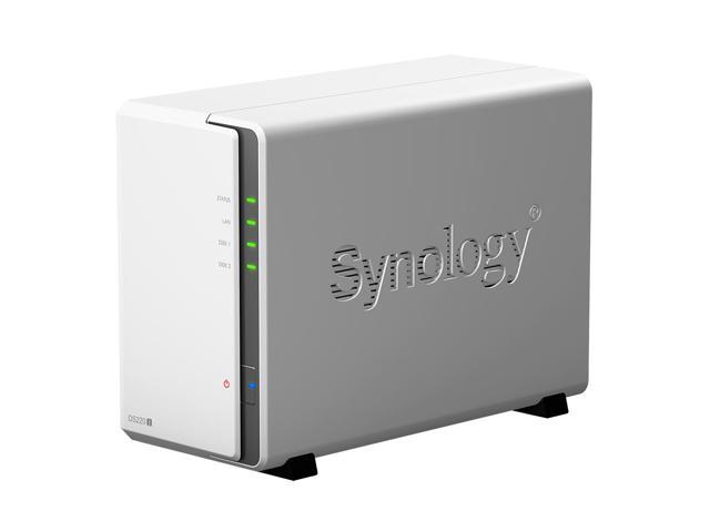 Synology DiskStation DS220j NAS Server with RTD1296 1.4GHz CPU, 512MB Memory, 16TB HDD Storage, 1 x 1GbE LAN Port, DSM Operating System