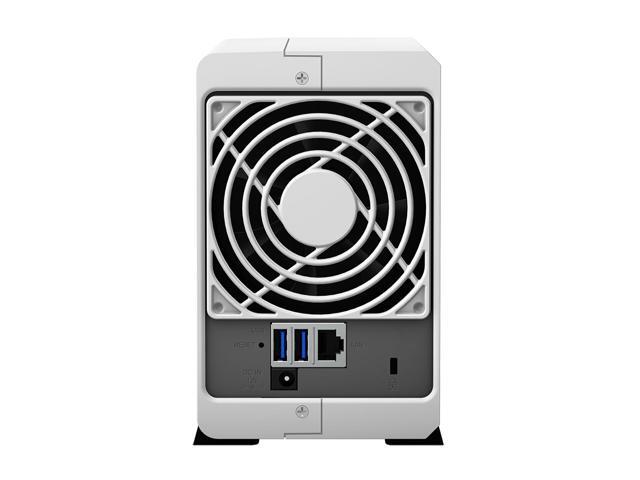 Synology DiskStation DS220j NAS Server with RTD1296 1.4GHz CPU, 512MB Memory, 16TB HDD Storage, 1 x 1GbE LAN Port, DSM Operating System