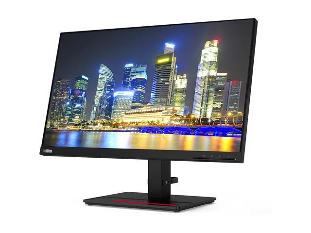 Lenovo ThinkVision P24h 2560 x 1440 LED QHD LCD, 2-Pack Bundle with HDMI, DisplayPort, Daisy Chain ready, Dock, USB-C, USB Hub, Dual Monitor Stand,...