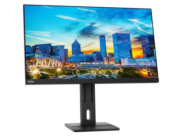 Lenovo ThinkVision E28u 3840 x 2160 LED 4K UHD LCD Monitor, 2-Pack Bundle with HDMI, DisplayPort, Speakers, Dual Monitor Stand, ThinkPad USB-C...