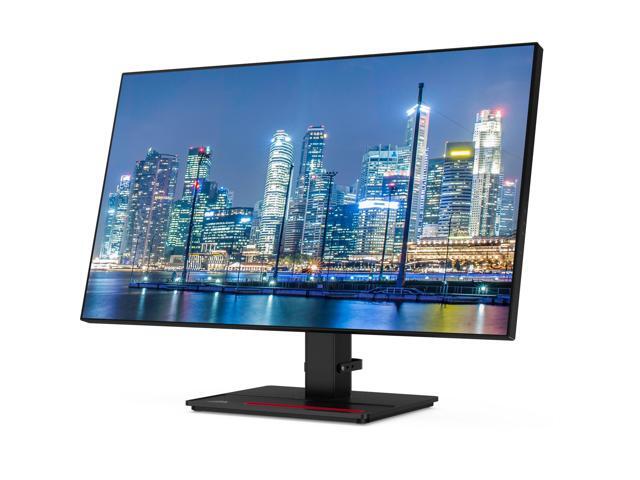 Lenovo ThinkVision P27h 2560 x 1440 LED QHD LCD Monitor, 2-Pack Bundle with HDMI, DisplayPort, Daisy Chain ready, Dock, USB-C, Dual Monitor Stand,...