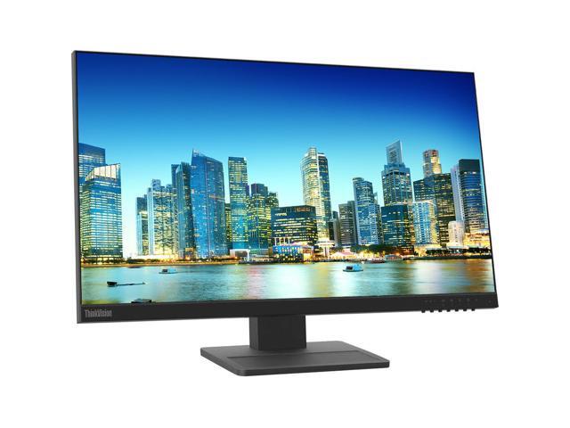 Lenovo ThinkVision E24 1920 x 1080 LED Backlit Full HD LCD Monitor, 2-Pack Bundle with HDMI, VGA, Speakers, DisplayPort, Desk Mount Dual Monitor...