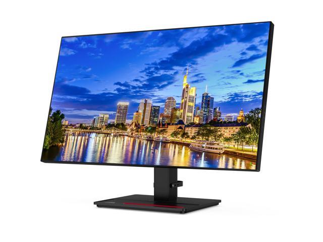 Lenovo ThinkVision P27h 2560 x 1440 LED QHD LCD Monitor, 2-Pack Bundle with HDMI, DisplayPort, Daisy Chain ready, Dock, USB-C, Dual Monitor Stand,...