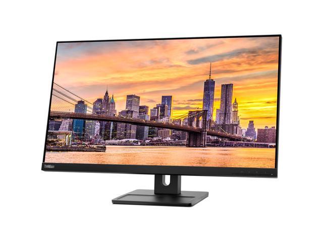 Lenovo ThinkVision E28u 28-inch 3840 x 2160 LED Backlit 4K Ultra HD LCD Monitor, 2-Pack Bundle with HDMI, DisplayPort, Integrated Speakers, Desk...