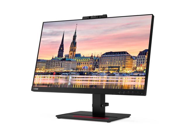 Lenovo ThinkVision T24v 24-inch, 2-Pack Bundle with T24i, HDMI, DisplayPort, Webcam, Speaker, Microphone, Dual Monitor Stand, ThinkPad USB-C Dock,...