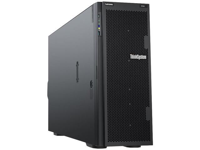 Lenovo ThinkSystem ST650 Tower Server Bundle with 2 x Intel Xeon Silver 4309Y, 128GB DDR4, 2TB SSD, 24TB HDD, RAID, Matrox G200 Graphics, Windows...