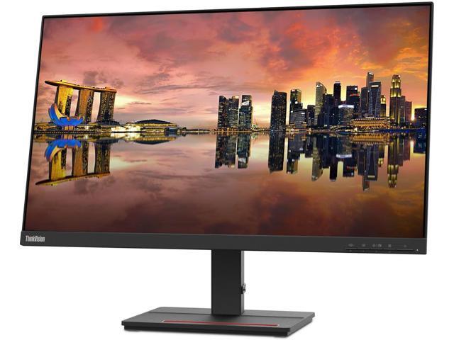 Lenovo ThinkVision S27e 1920 x 1080 LED Backlit Full HD LCD Monitor, 2-Pack Bundle with HDMI, VGA, Dual Monitor Stand, ThinkPad Universal USB-C...