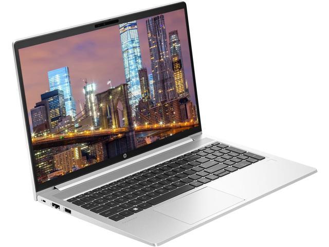 HP ProBook 455 G10 15.6' Ryzen 5, 16GB RAM, 256GB SSD, Bundle with 2 x EliteDisplay E27 27' Monitors, Dual Stand, USB-C Dock, MK670 Wireless...
