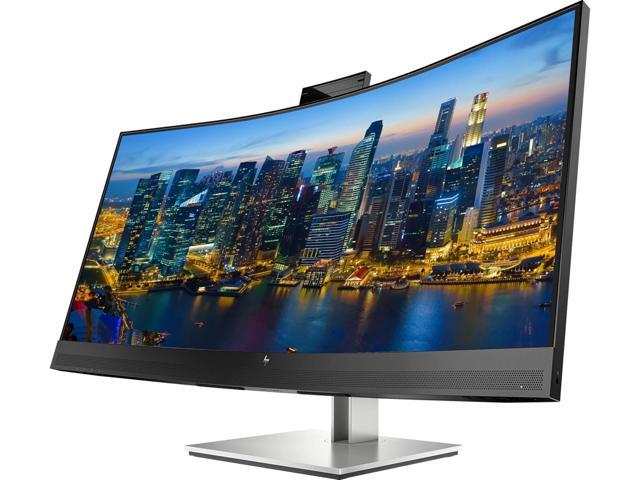 HP EliteDisplay E34m G4 34 inch Curved 2440 x 1440 2K WQHD LED-Backlit LCD Conferencing Monitor, USB-C, Ethernet, HDMI, USB Hub, DisplayPort,...