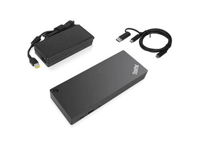 Lenovo ThinkPad Hybrid USB-C with USB-A Dock 90W 4K, HDMI, USB-C, DisplayPort Bundled with Bluetooth Boost U Speaker with Built-in Mic, 5 Hour...