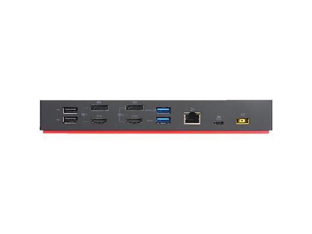 Lenovo ThinkPad USB-C Dock Bundle with Mini Speaker, For T-Series Gen 1-3, E-Series Gen 1-5, L-Series Gen 1-3, P1 Gen 1-5, P-Series Gen 1-3,...