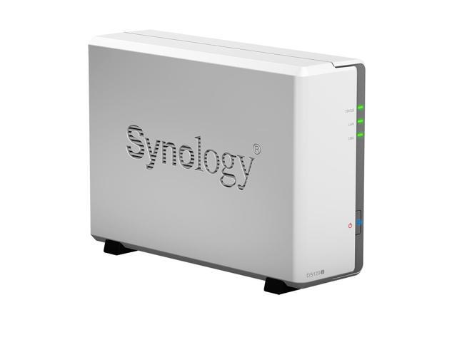 Synology DiskStation DS120j NAS Server, Marvell Armada 3700 88F3720, 512MB DDR3L Memory, 2TB SATA, Synology DSM Software