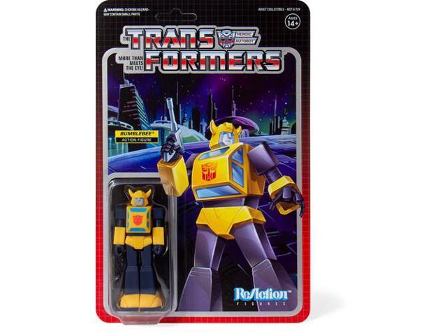 Transformers Bumblebee ReAction Figure Retro Themed Autobot Plastic Super7