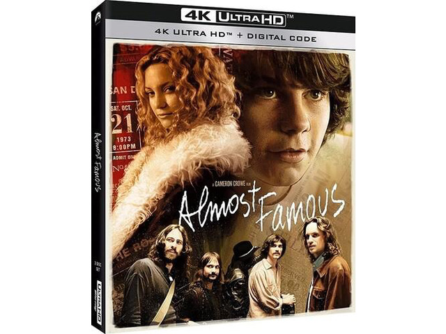Almost Famous [ULTRA HD] 4K Mastering, Ac-3/Dolby Digital, Digital Copy, Dolby, Digital Theater System, Dubbed, Subtitled, Widescreen