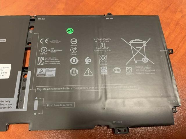 New Dell Original XPS 7390 2-in-1 4-Cell 51Wh OEM Battery 52TWH