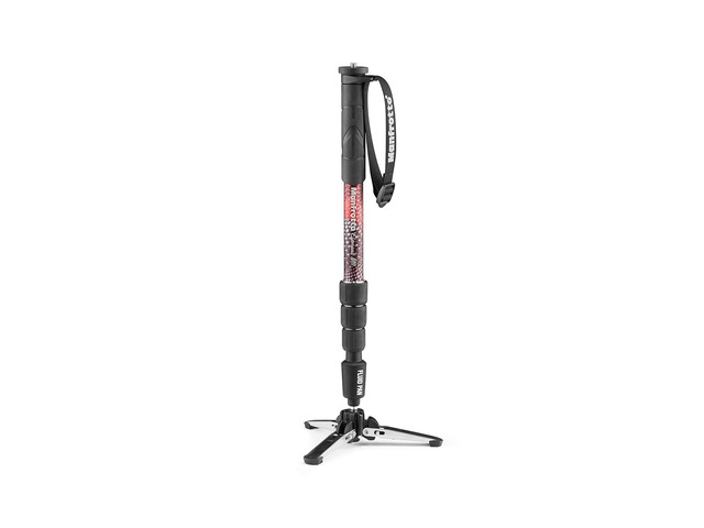 Manfrotto Element MII Video Aluminium Fluid Monopod, Slim and Lightweight, Loads up to 16kg, Foldable Fluid Base, 4 Sections, Twist Locks, for...