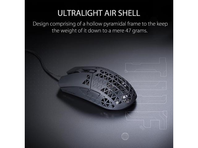 ASUS TUF Gaming M4 Air Lightweight Gaming Mouse 16,000 dpi Sensor, Programmable Buttons, 47g Ultralight Air Shell, IPX6 Water Resistance, TUF...