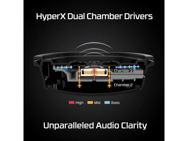 HyperX Cloud Alpha Wireless - Gaming Headset for PC, 300-hour battery life, DTS Headphone:X Spatial Audio, Memory foam, Dual Chamber Drivers,...