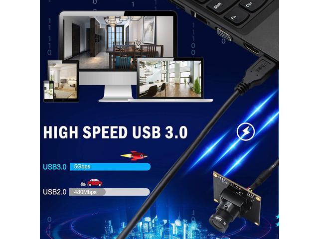 Zell High Speed Usb 3.0 Usb Camera Module,High Definition 1280 * 1080@50Fps Usb Camera,2Mp Webcam Full Hd 1080P Usb Camera With Imx291...