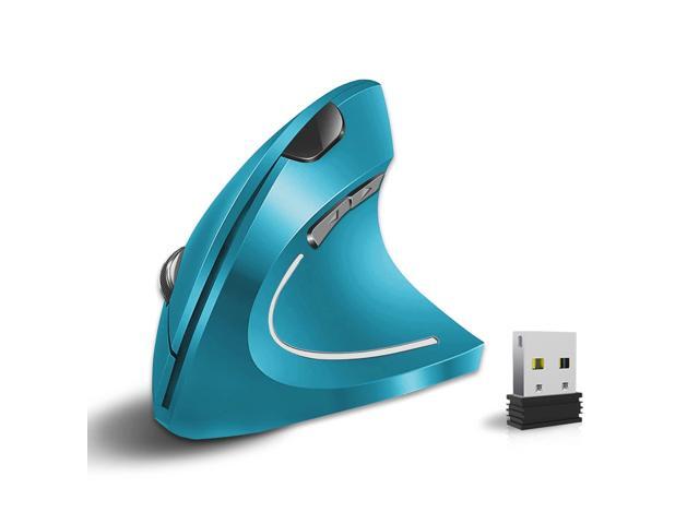 Ergonomic Mouse, Rechargeable Wireless Mouse, 2.4Ghz Rechargeable Wireless Vertical Optical Mice With Usb Receiver, 6 Buttons, 800/1200/1600 Dpi,.