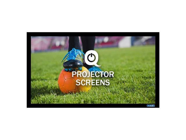 120-Inch Fixed Frame Projector Screen 16: 9 4K Hd High Definition 1.0 Gain Acoustic White (Qg-Ps-Ff6-169-120-A)