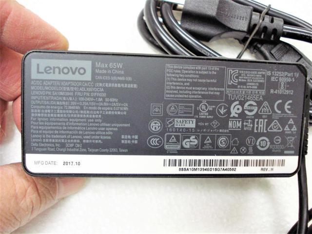 NEW Genuine Original OEM LENOVO 65W USB-C AC Adapter Charger 01FR030 ADLX65YLC3A
