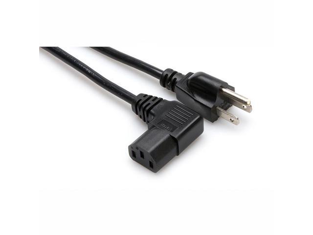 UPC 692752777431 product image for Hosa PWC-148R Grounded, 3-Wire Power Cable, Right Angle, 8 ft. | upcitemdb.com