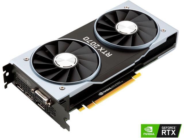 NVIDIA - GeForce RTX 2070 Founders Edition 8GB GDDR6 PCI Express 3.1 Graphics...