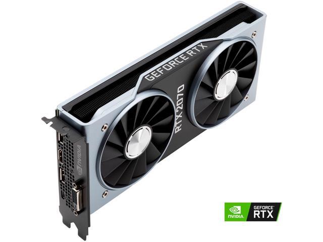 NVIDIA - GeForce RTX 2070 Founders Edition 8GB GDDR6 PCI Express 3.1 Graphics...