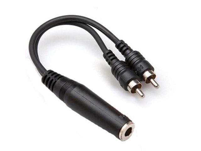 Hosa Technology YPR-131 Y Cable 1/4 in TSF to Dual RCA YPR 131