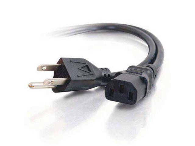 Cables to Go 03129 C2G 03129 3ft Female to Male 3-Prong Power Cable Cord - NEW