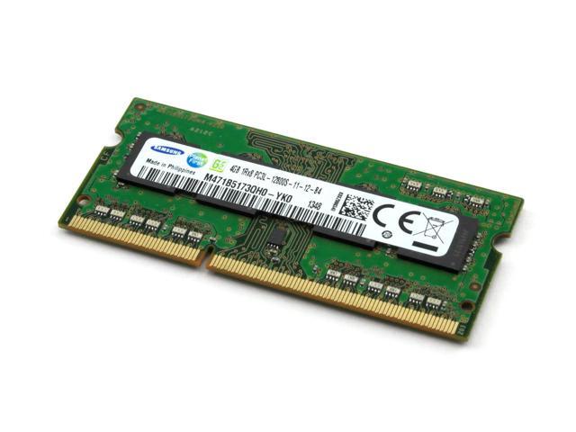 Samsung M471B5173QH0YK0 4 GB Memory Module - DDR3L SDRAM - 204-Pin PC3-12800 SODIMM - 1600 MHz