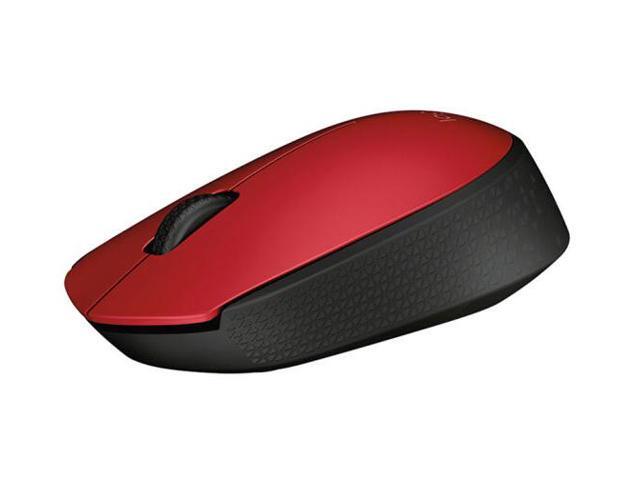 Logitech M170 2.4G Wireless Mouse with 1000dpi Mouse - Red